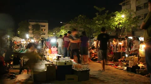Thai Market 스톡 동영상 993922