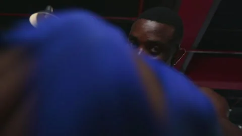 Is a Thai martial art of using weapons from the body Stock Footage 255228819