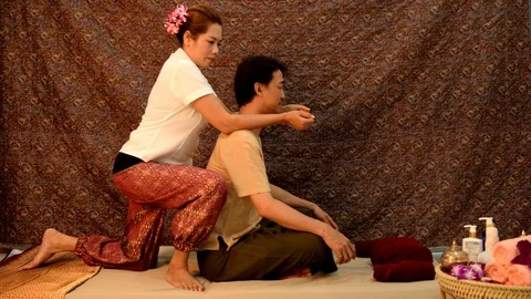 Thai massage Stock Footage 87732620