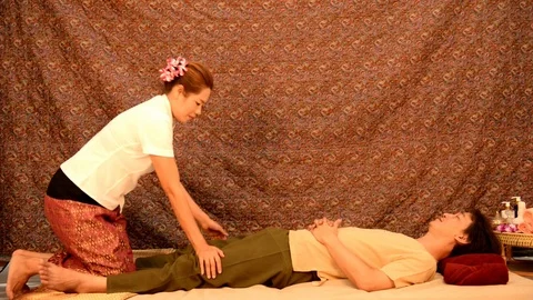 Thai massage Stock Footage 87732711
