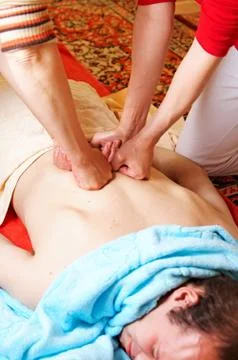 Thai massage Stock Photos