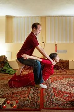 Thai massage Stock Photos