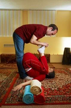 Thai massage Stock Photos