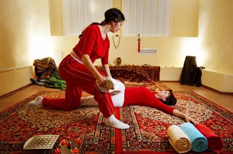 Thai massage Stock Photos