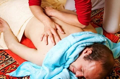 Thai massage Foto stock