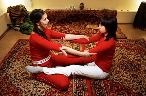 Thai massage Stock Photos
