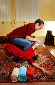 Thai massage Stock Photos