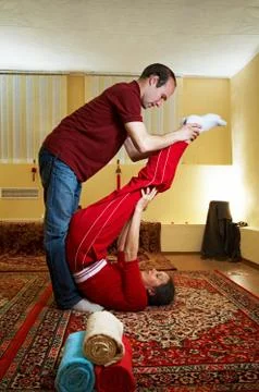Thai massage Stock Photos