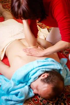 Thai massage Stock Photos