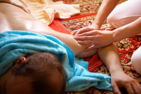 Thai massage Stock Photos