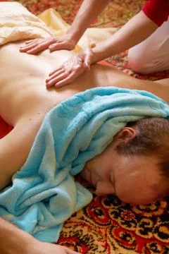 Thai massage Stock Photos