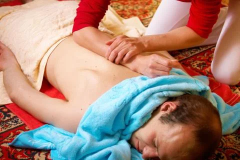 Thai massage Stock Photos