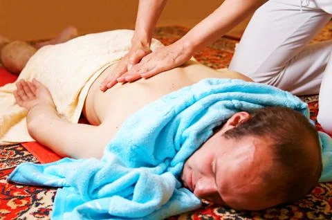 Thai massage Stock Photos