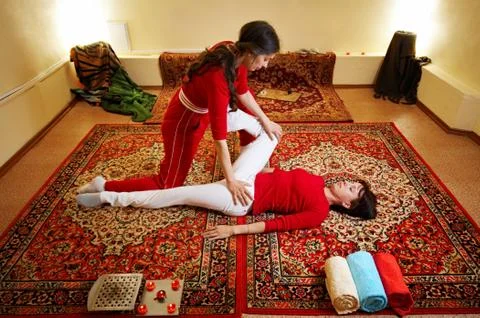 Thai massage Stock Photos