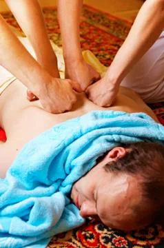 Thai massage Stock Photos