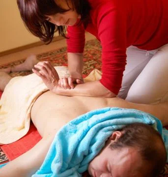 Thai massage Stock Photos