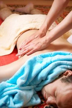 Thai massage Foto stock