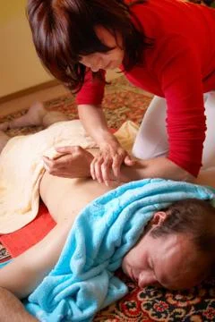 Thai massage Stock Photos