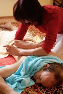 Thai massage Stock Photos