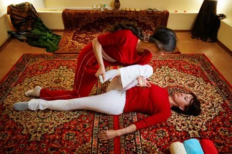 Thai massage Stock Photos