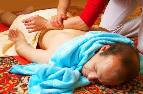 Thai massage Stock Photos