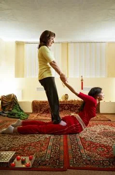 Thai massage Stock Photos