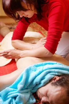 Thai massage Stock Photos