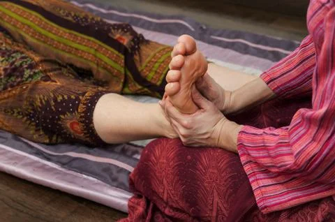 Thai massage. Stock Photos
