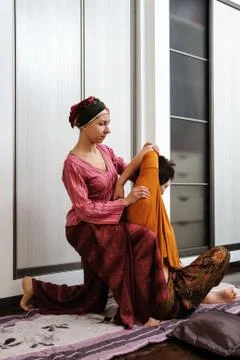 Thai massage. Stock Photos