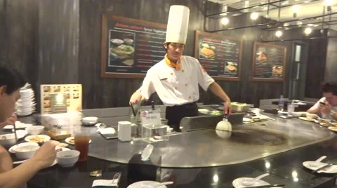 Thai modern chef restaurant  Stock-Footage 45414641