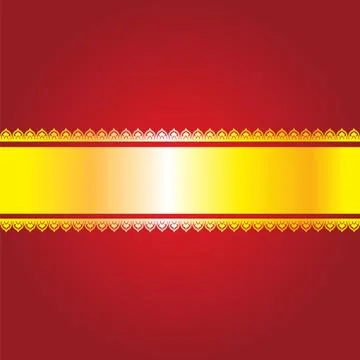 Thai Modern pattern vector red and gold design 스톡 일러스트