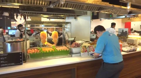 Thai modern restaurant  Stock Footage 45414305