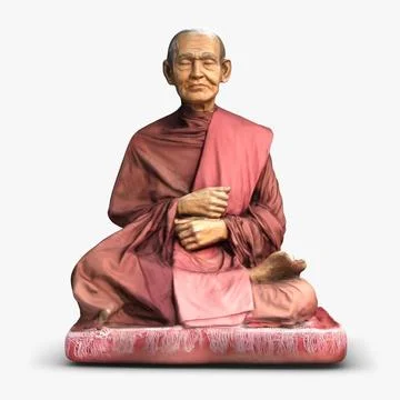 Thai Monk Buddhist 3D Model