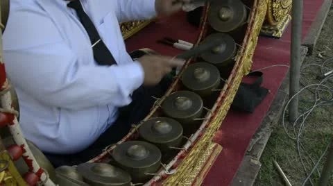 Thai musical instruments Stock Footage 10885479