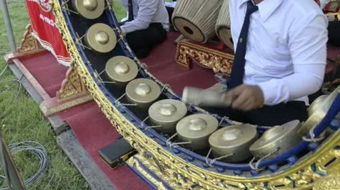 Thai musical instruments Stock Footage 10885492