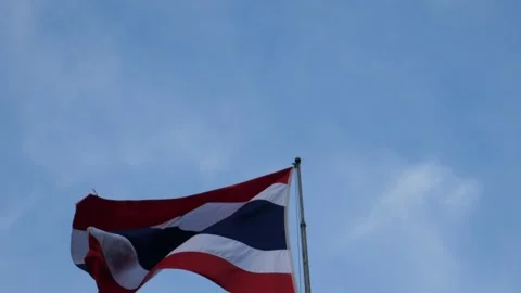 Thai National Flag 库存影片 334119079