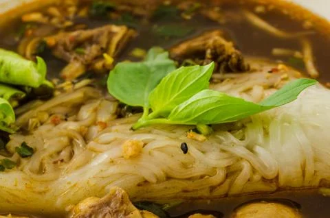 Thai noodle Stock Photos