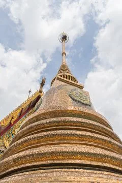 Thai pagoda in temple Foto stock