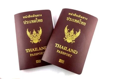 Thai passport Stock Photos