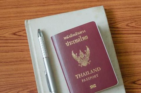 Thai passport Stock Photos