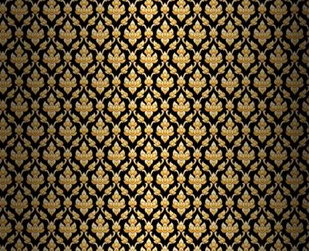 Thai pattern background. Stock Illustration