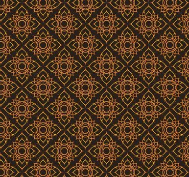 Thai pattern background. Illustrazione stock