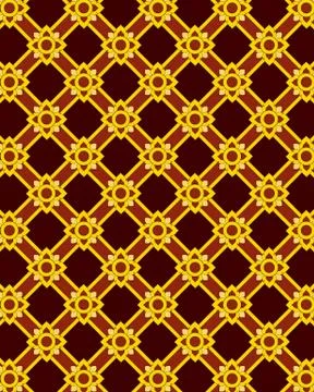 Thai pattern background. Stock Illustration