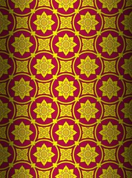 Thai pattern background. Stock Illustration