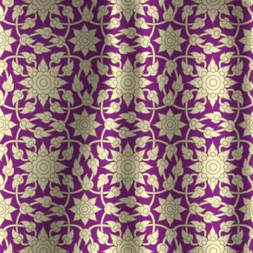 Thai pattern background. Stock Illustration