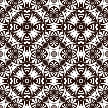 Thai pattern, Can be patterned in all directions seamless vector files Stock Illustration