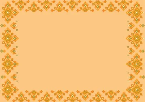 Thai pattern Stock Illustration