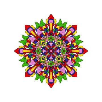 Thai pattern Stock Illustration
