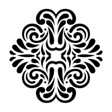 Thai pattern in wall painting Illustrazione stock