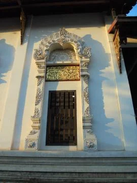 Thai pattern on the wall Stock Photos